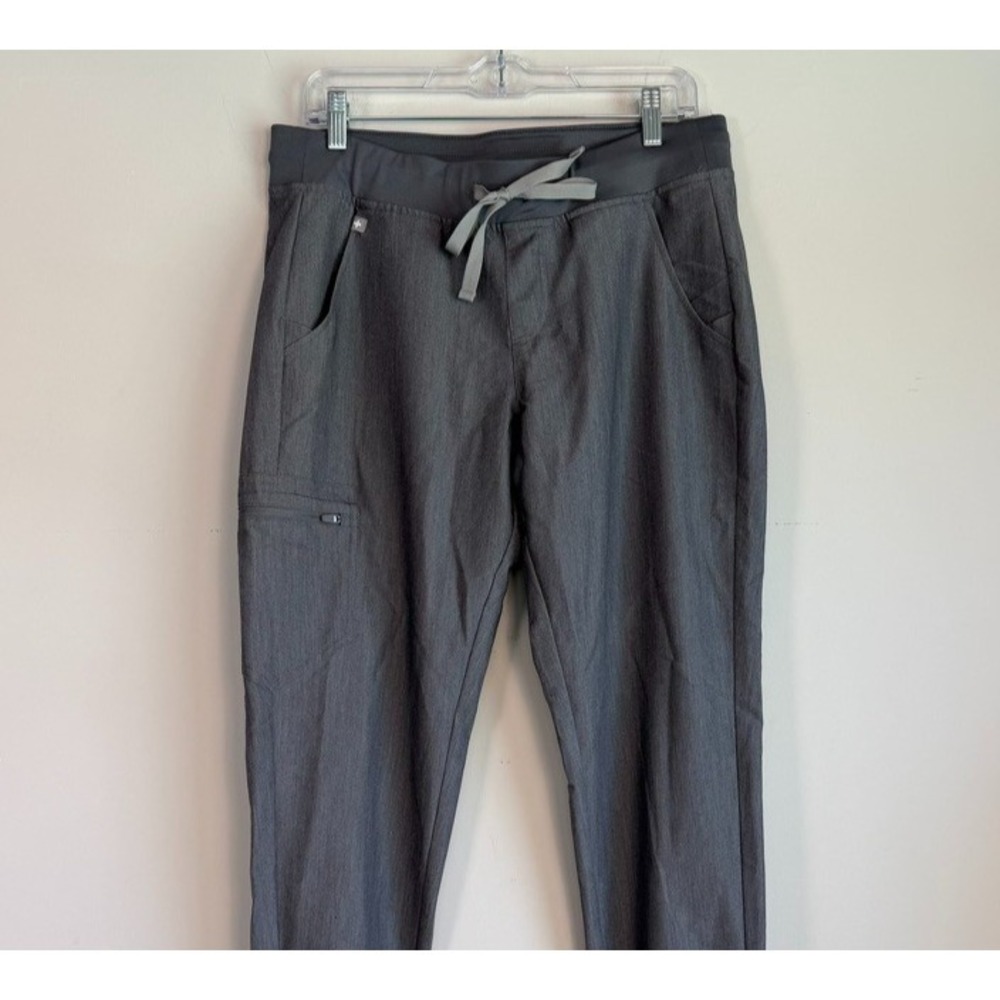 Figs Womens Zamora 2.0 Jogger Scrub Pants Medium Gray Stretch - Picture 2 of 8